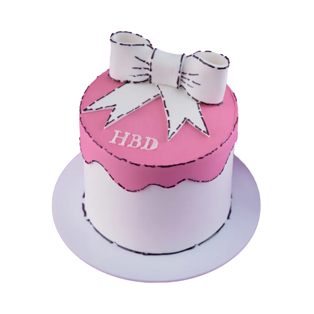 2D Bow Cake