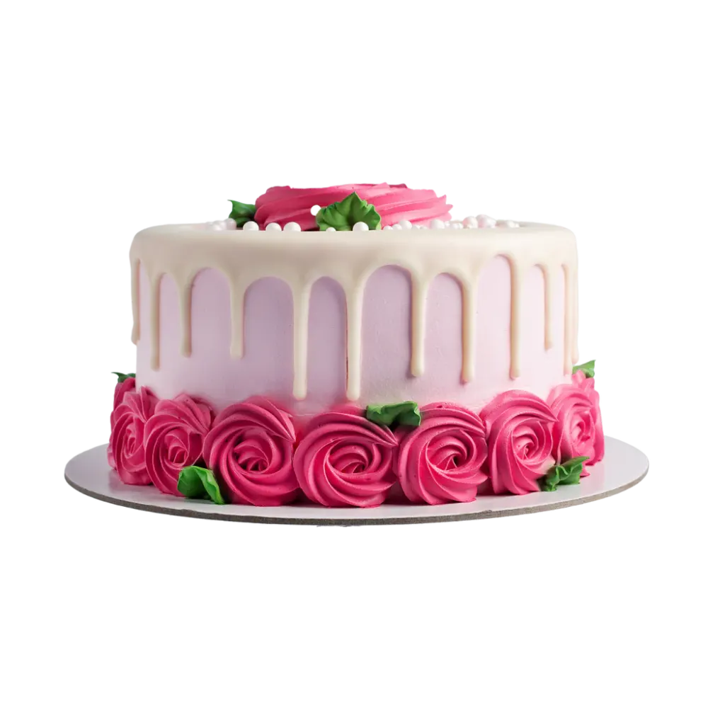 Blush Rose Cake