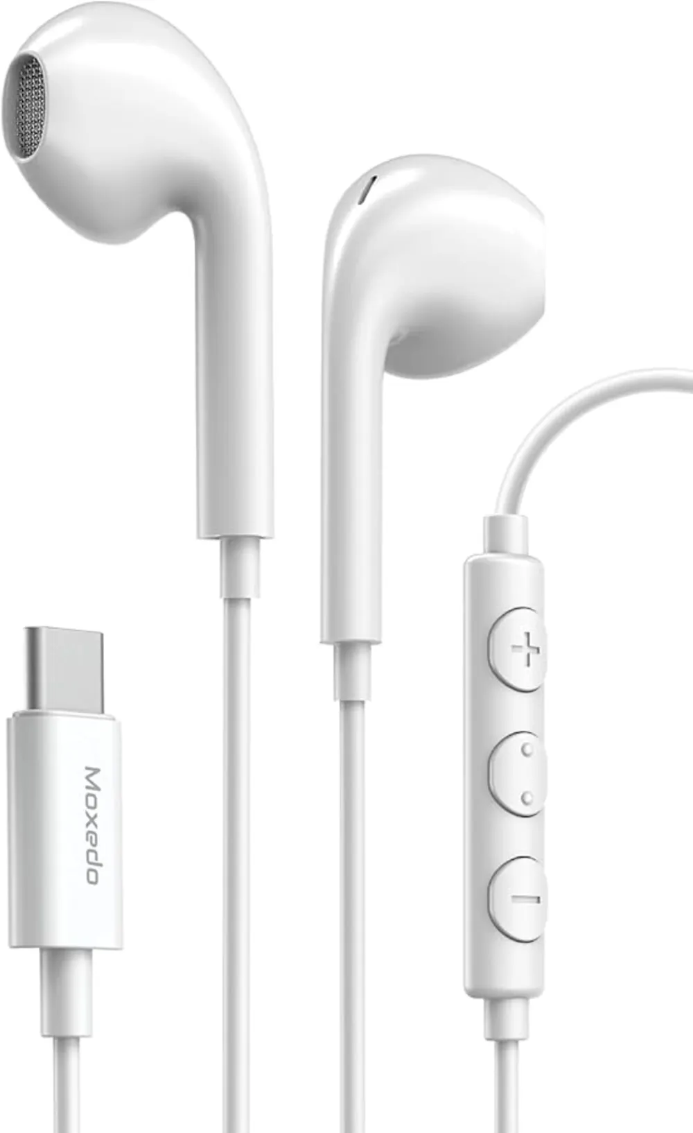 Original Apple Lightning wire headphones, white
