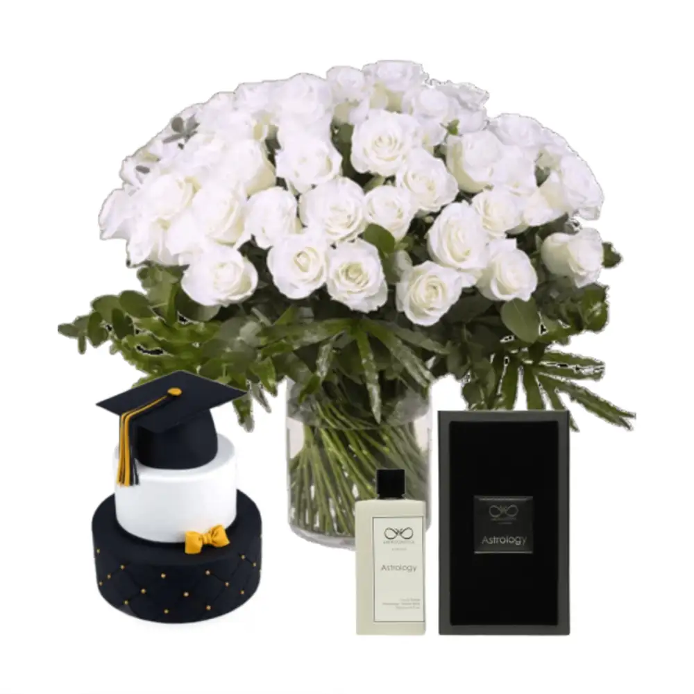 Graduation perfume and cake gift 18