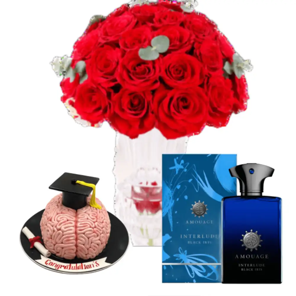 Graduation perfume and cake gift 20