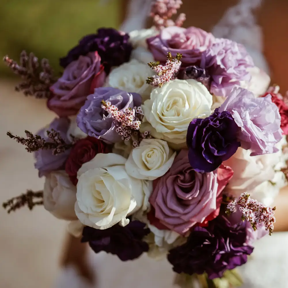 Purple Lisianthus Bouquet