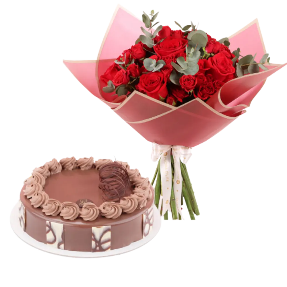 Love Bouquet and Cake