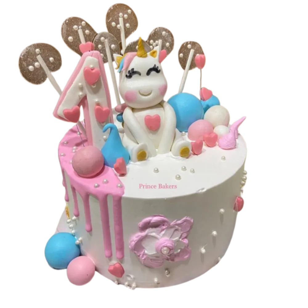 First Year Unicorn Cake