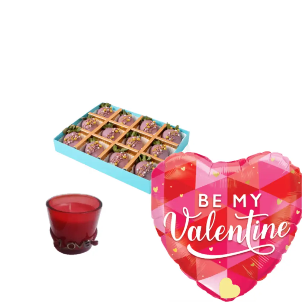 Anniversary Gifts chocolate with candle and ballon 7