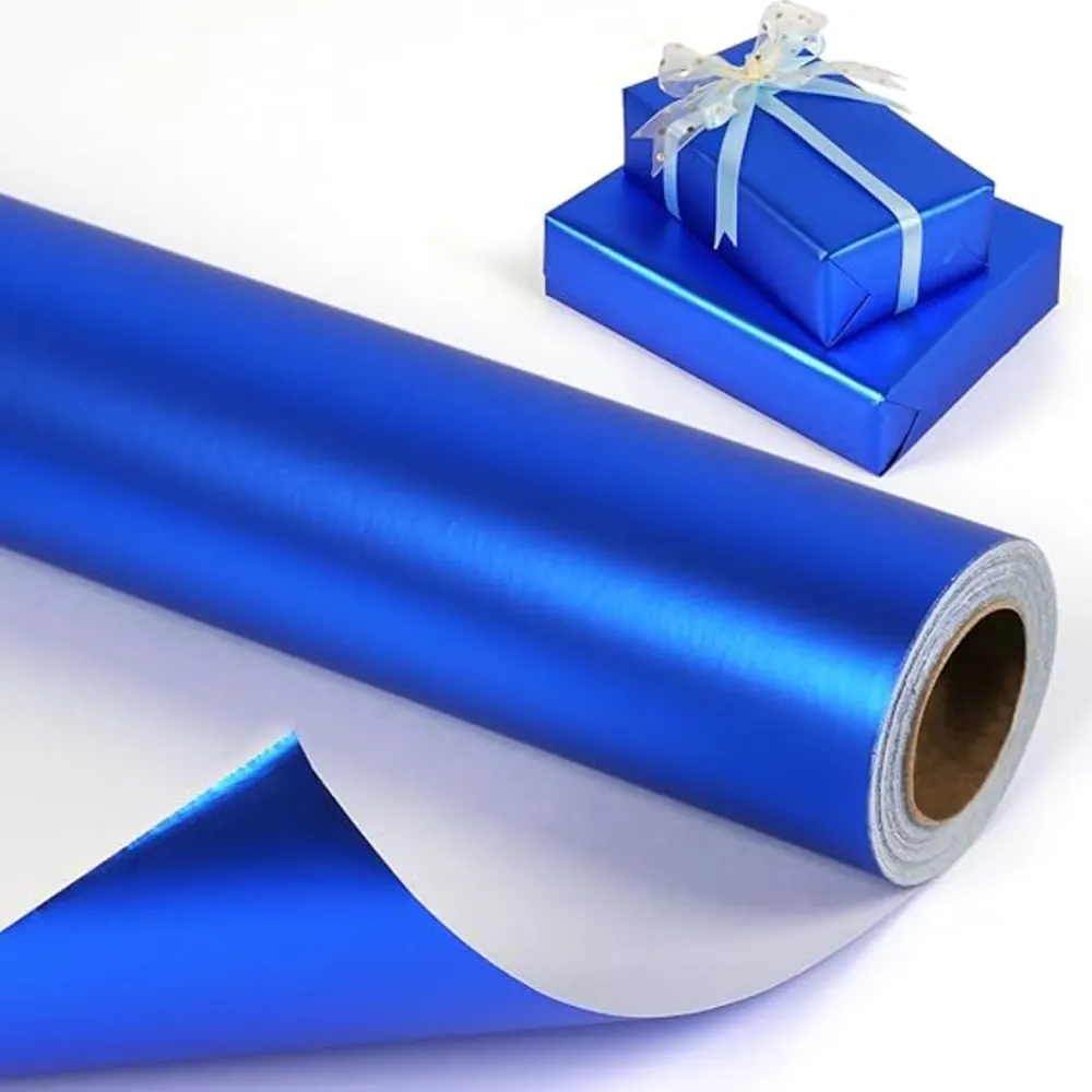 blue wrapping