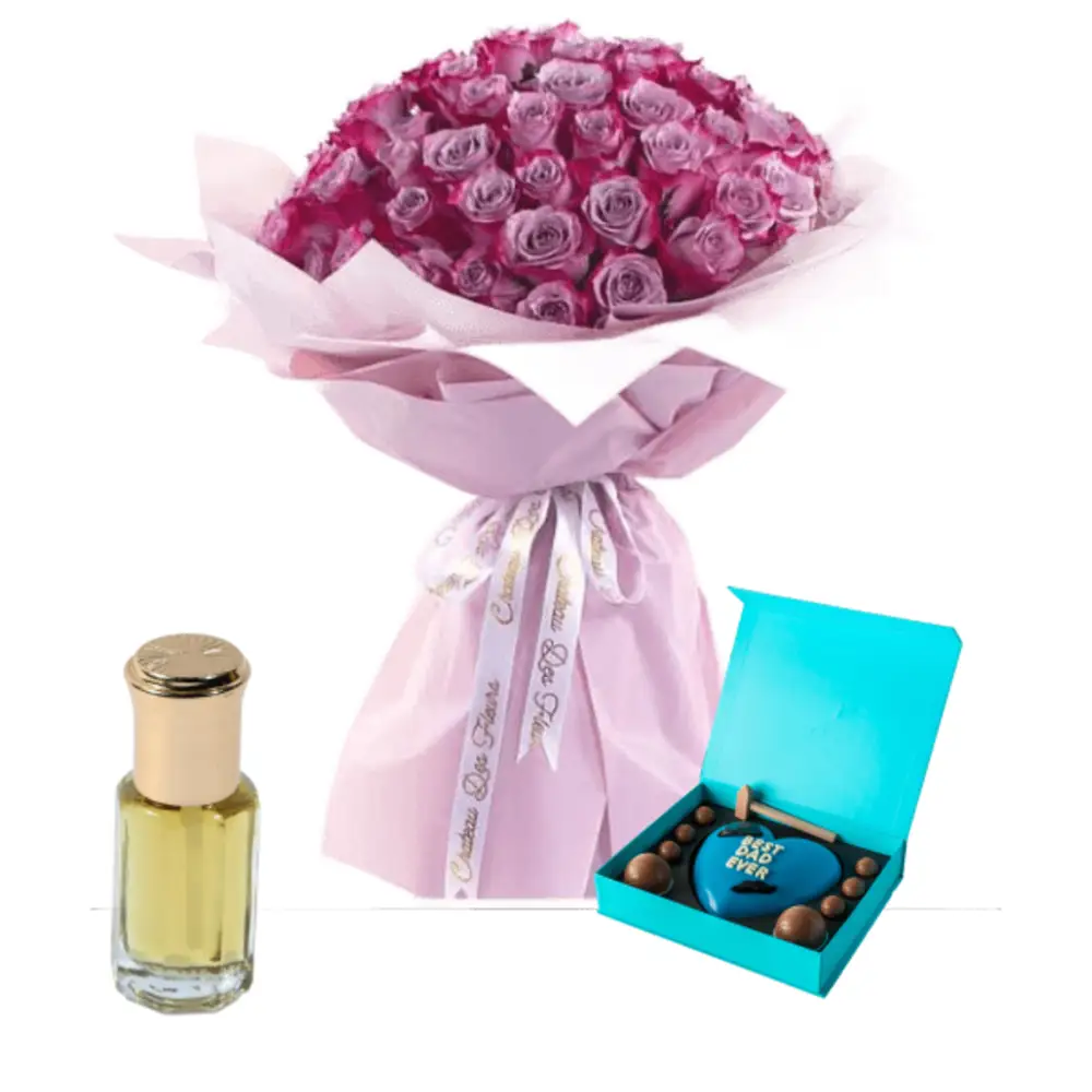 woman gifts musk with chocolate 2