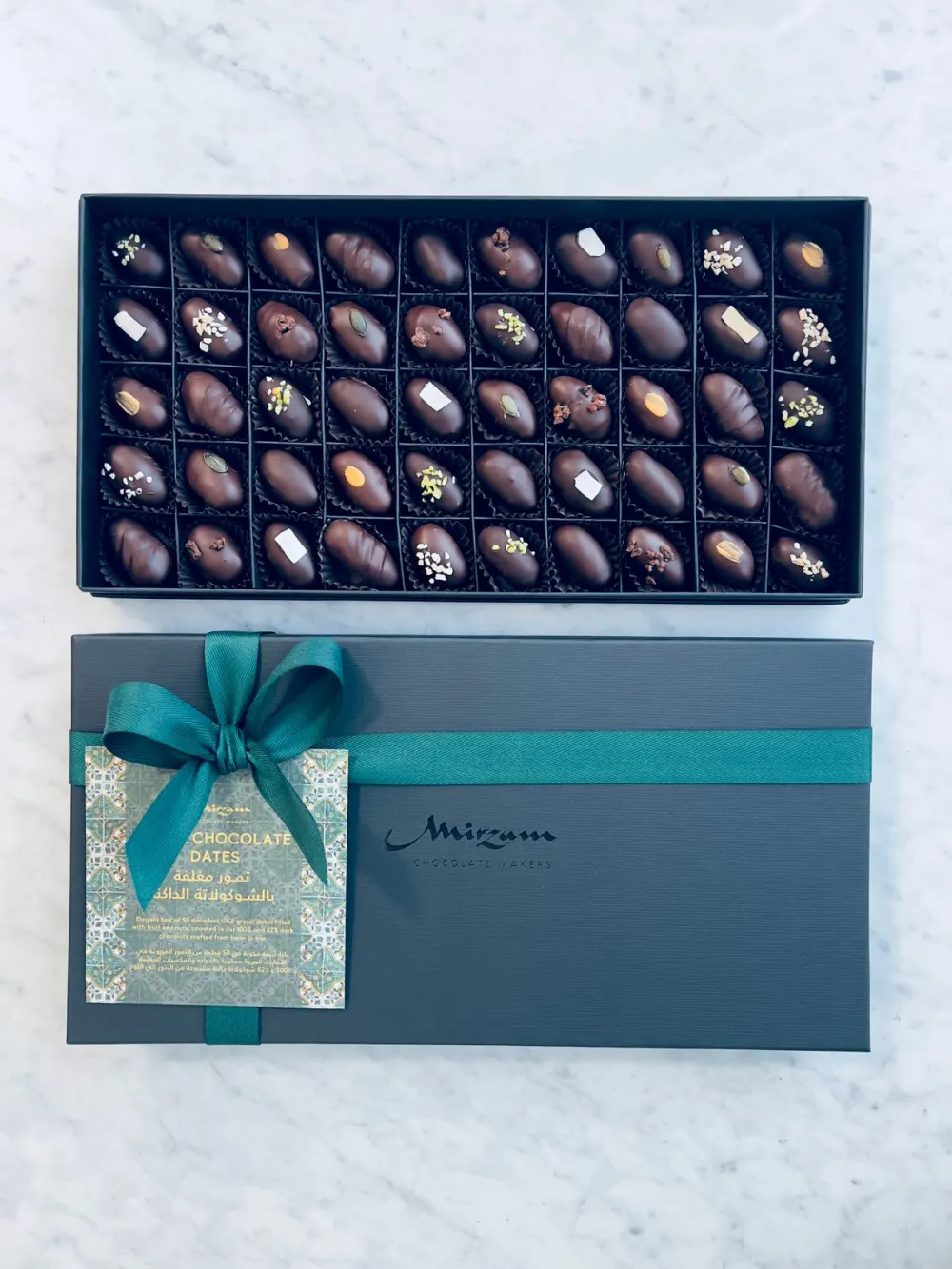 Dark Chocolate Dates Classic Box of 50