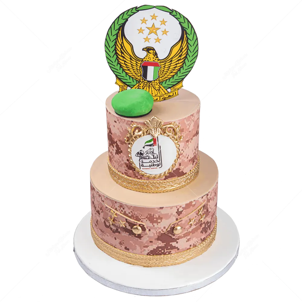 Military Tier Cake