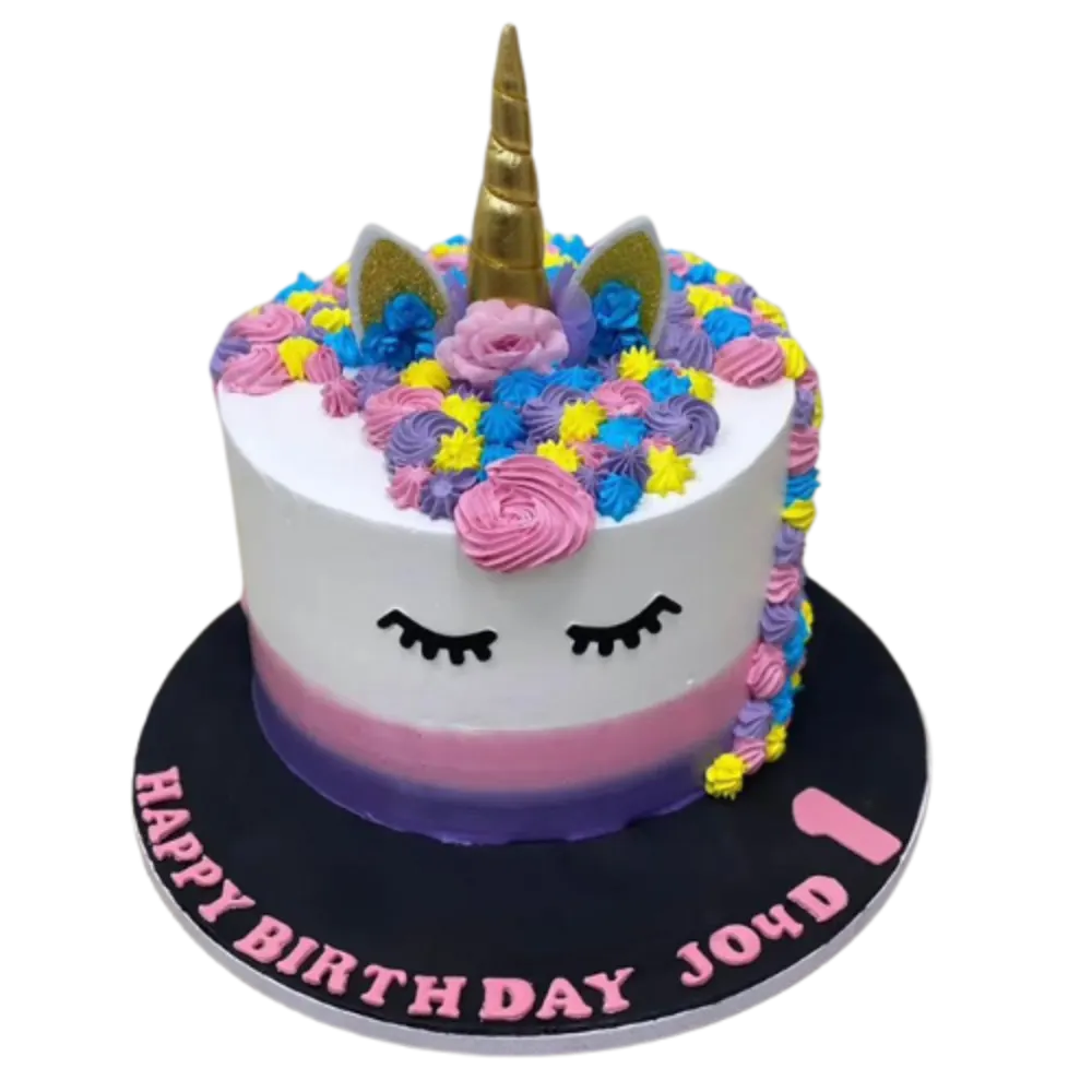 Unicorn cake for girls -