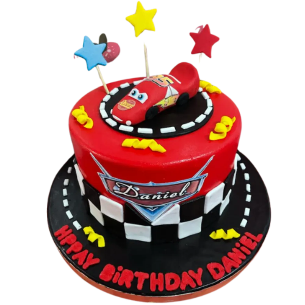 Red car cake