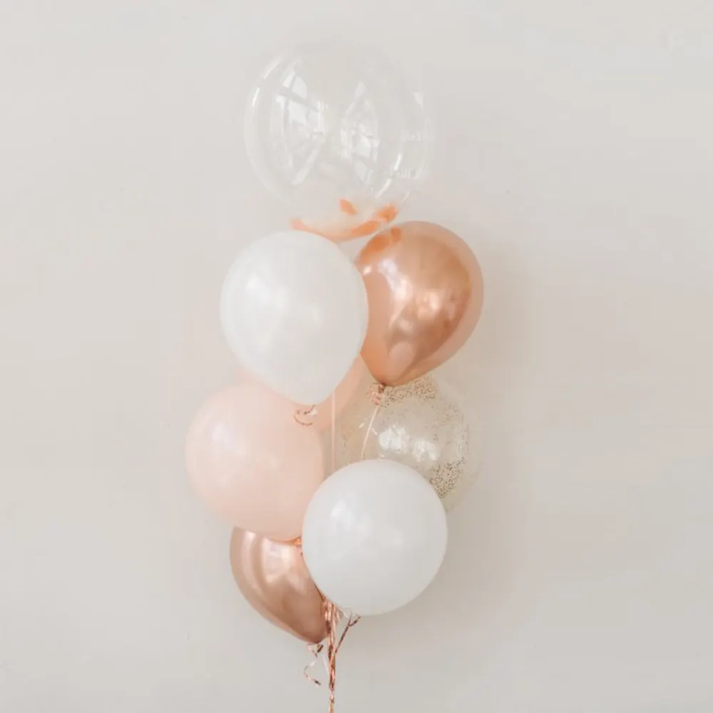 5 Golden balloons 5 ballon