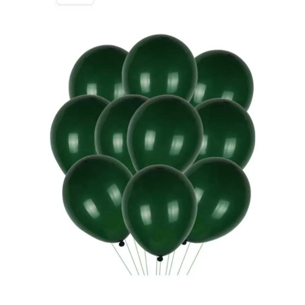 5 green ballons