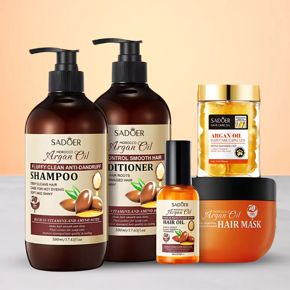 Argan Oil Hair Growth Hair Care Set - 5 Products