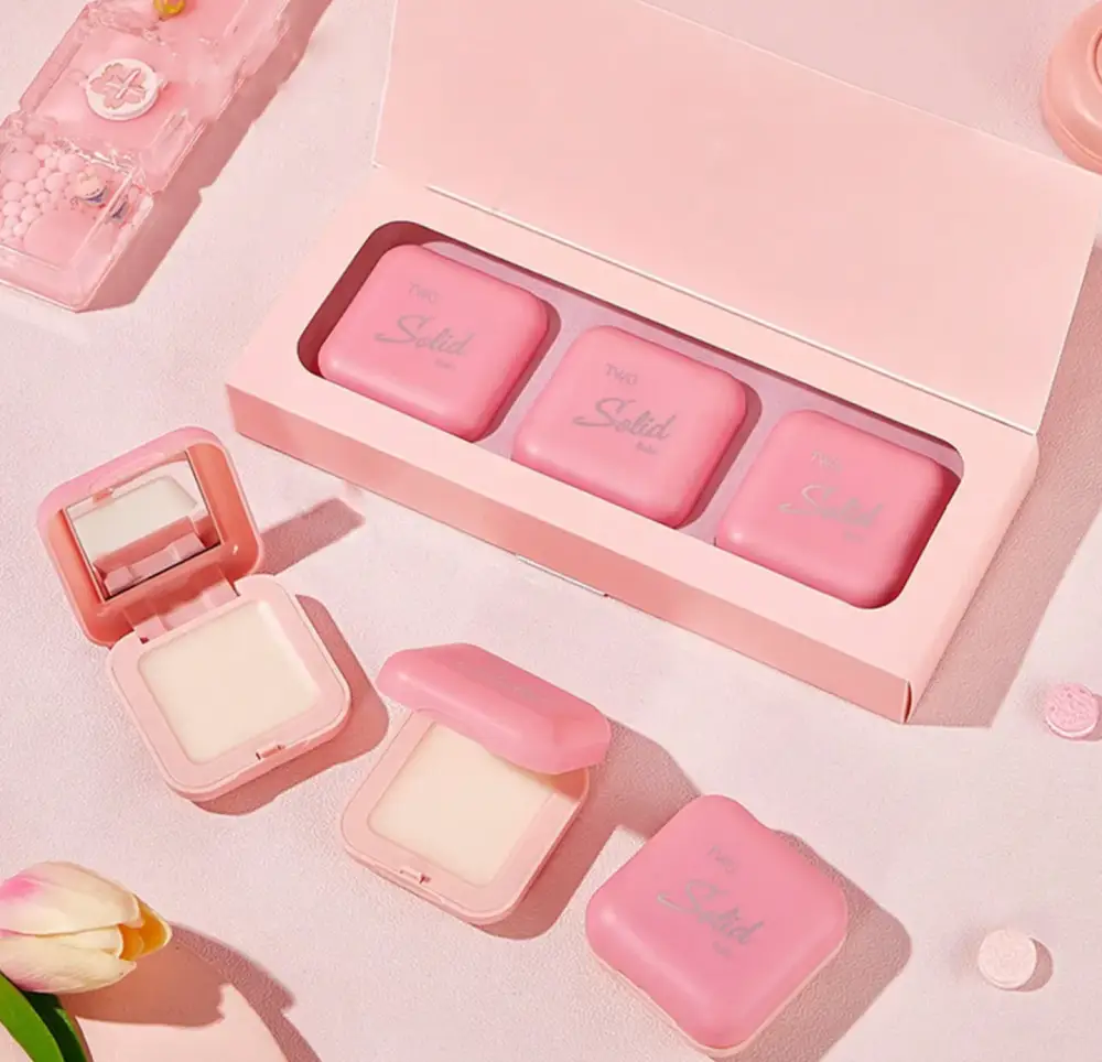 Elegant Fragrance Solid Balm Set - 3pcs