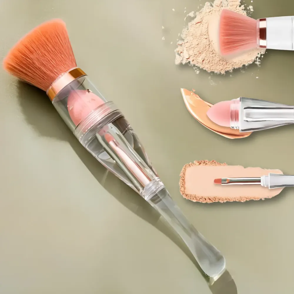 3 in 1 Makeup Brushes Set