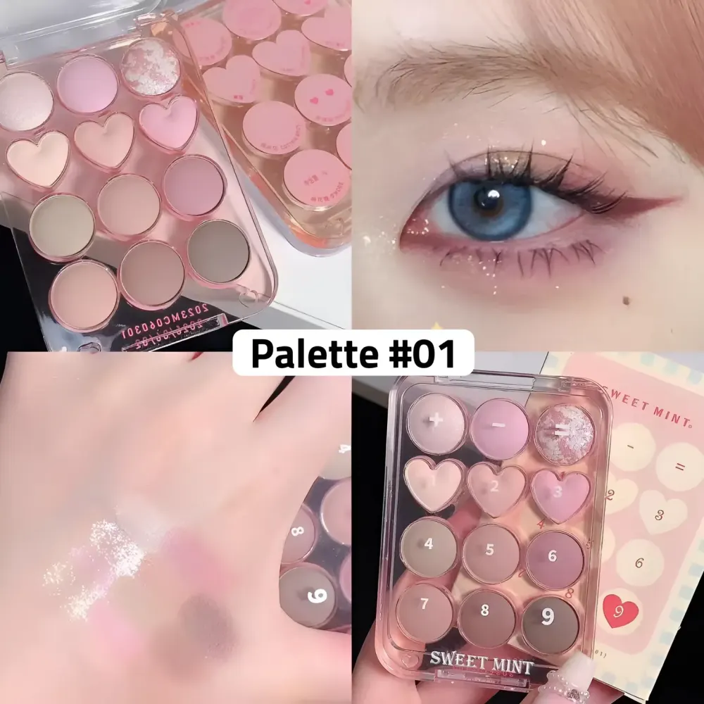 Sweet Love Eyeshadow Waterproof - 12 colors