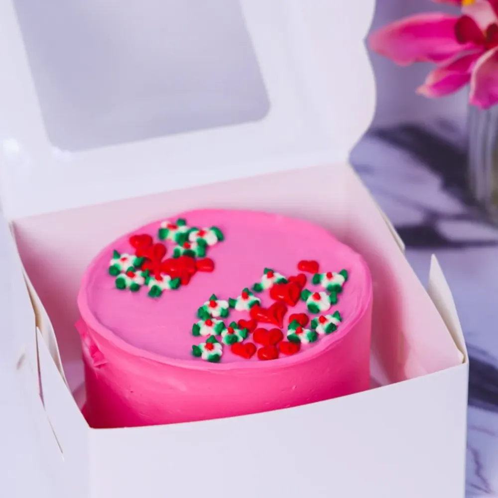 Mini Cake with Writing 0