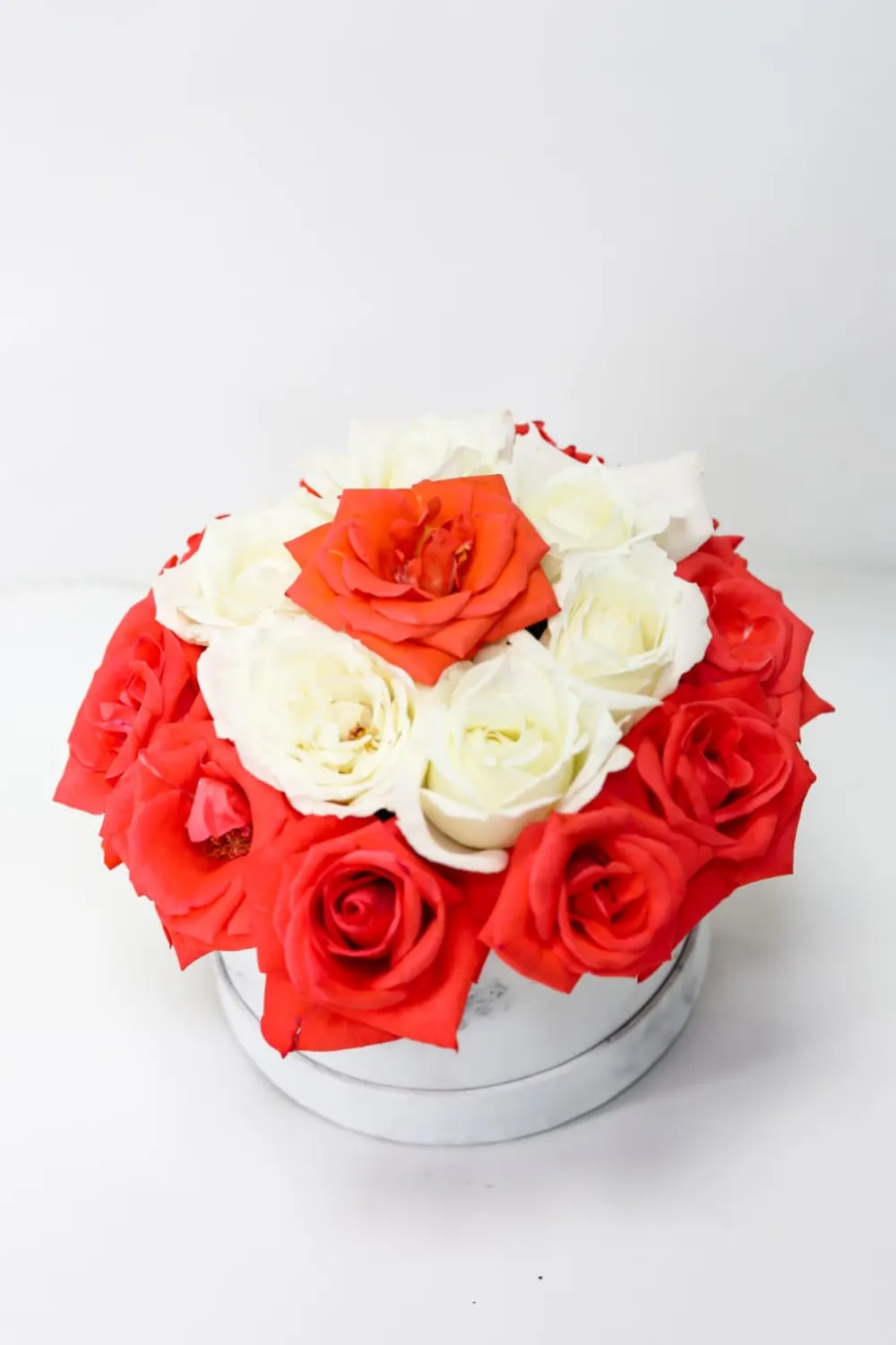 A box of elegant, colorful flowers 3