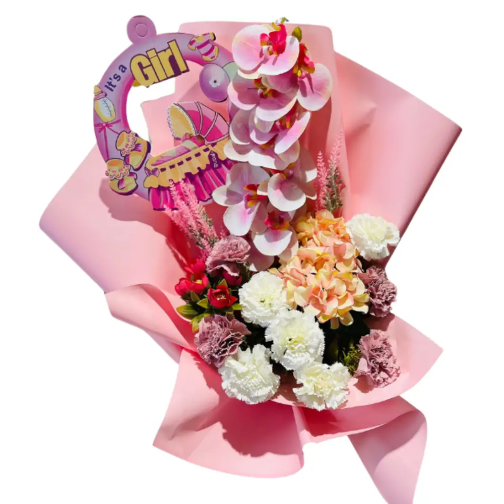 baby girl bouquet