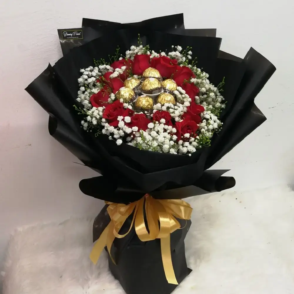 HBC1003 Ferrero & Roses Bouquet