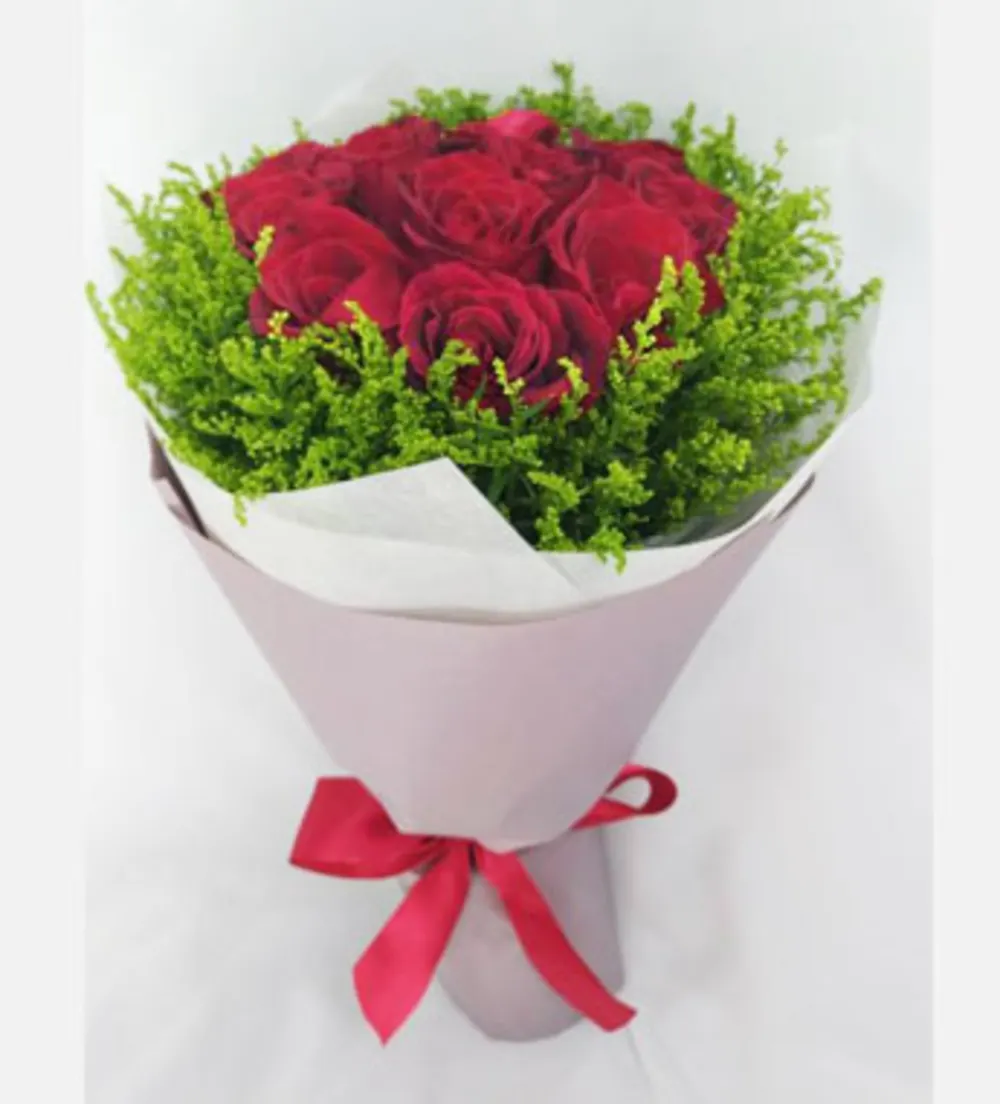 HR10040 Red Roses Bouquet 1