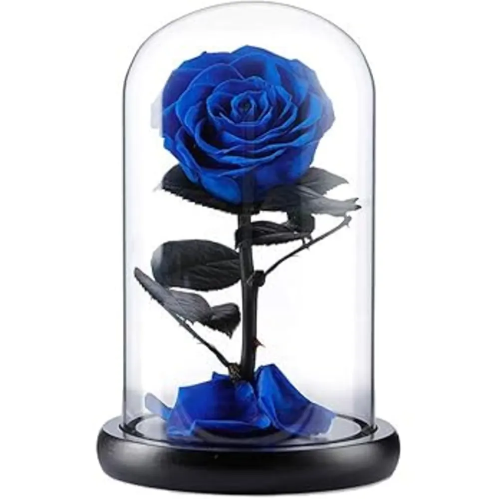 Forever Rose - 3 reds with ribbon