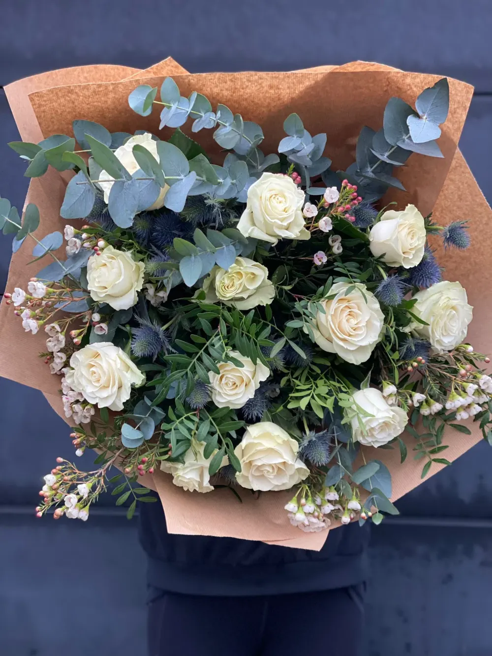 Classic White Rose Bouquet