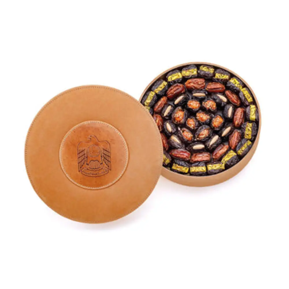 Mixed dates in a state logo box