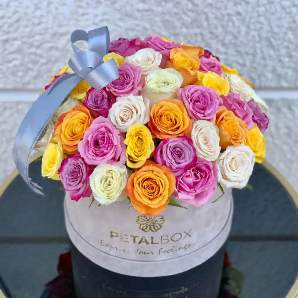 Mixed Roses Luxury Box