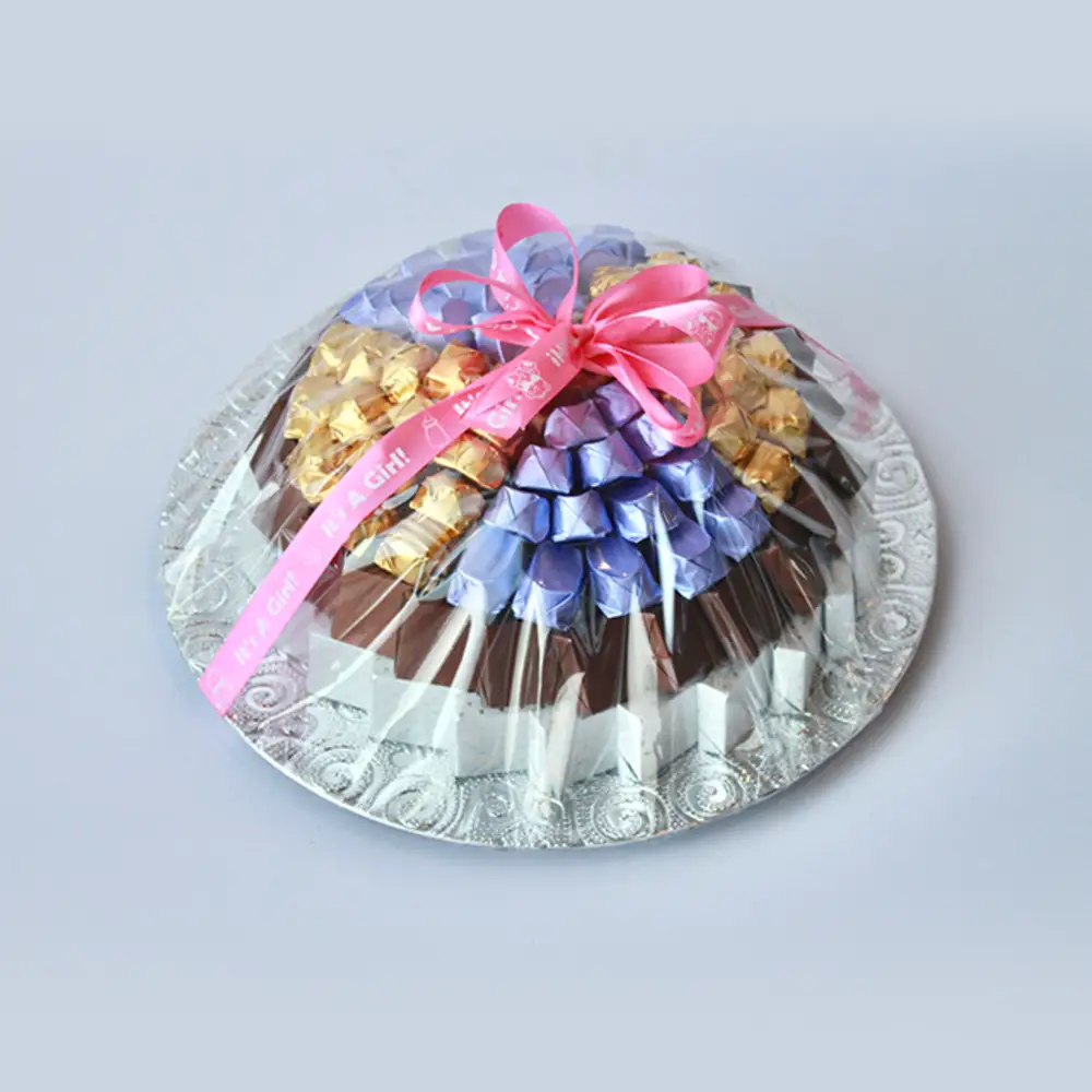 Baby Girl Chocolate Tray