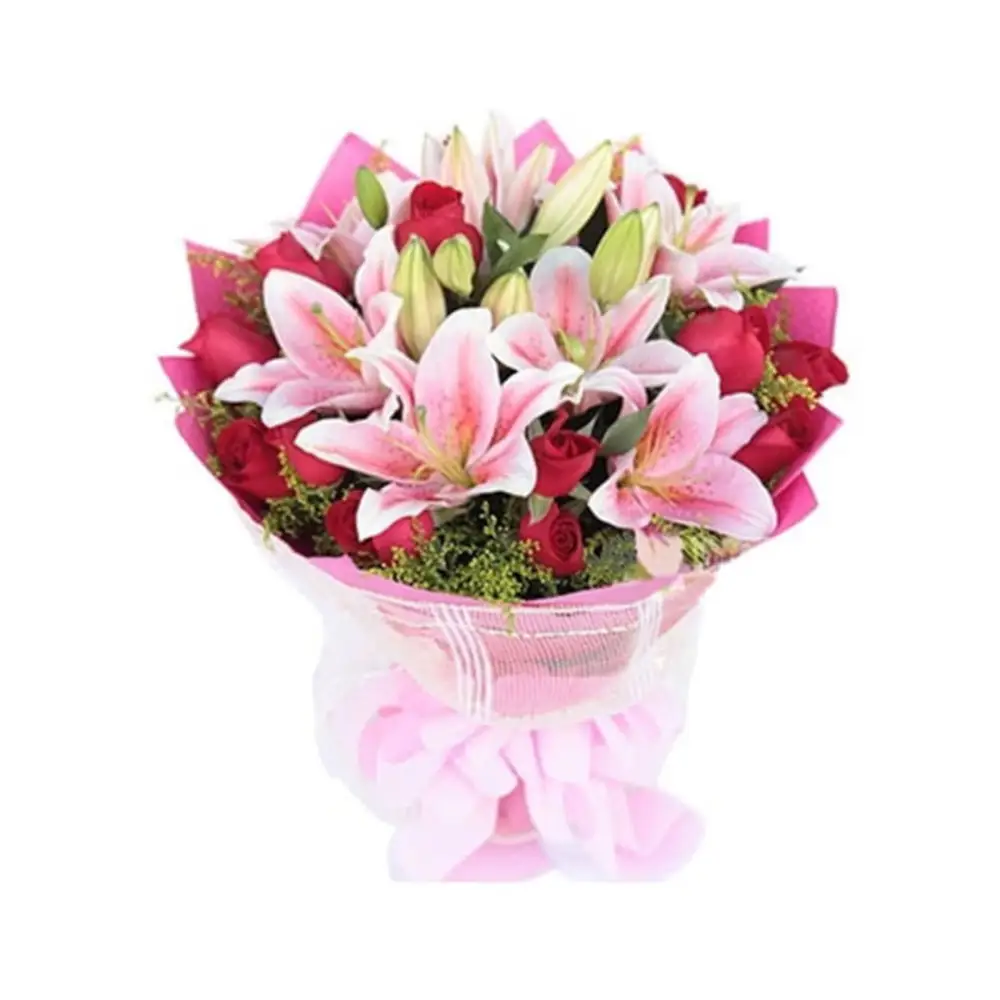 Lilies and Roses Bouquet