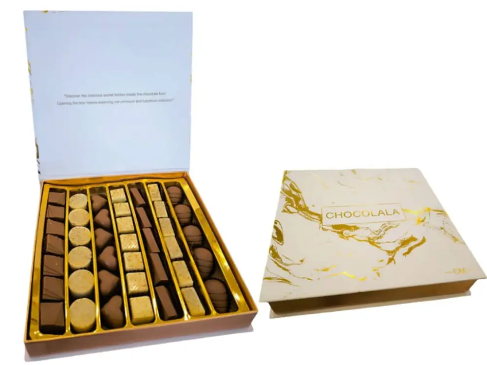 Marble Box 24*24 Mix Choco