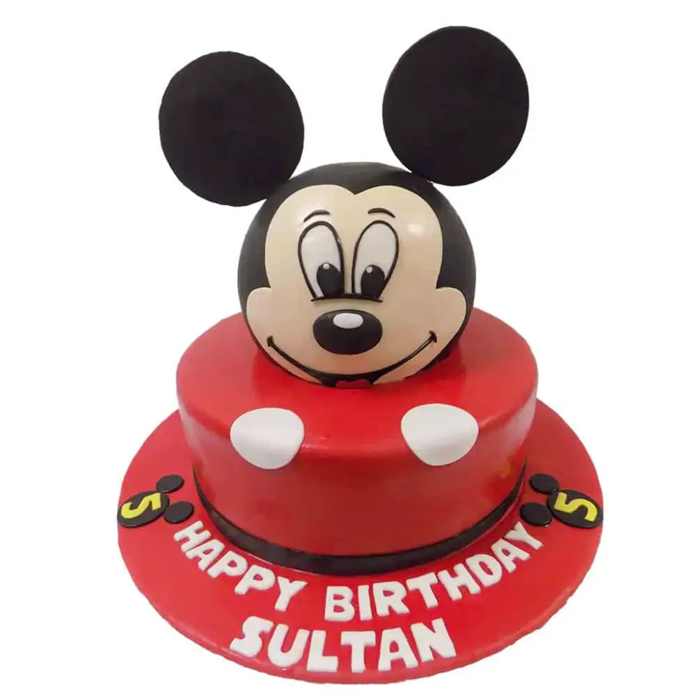 Mickey Mouse Shape Cake