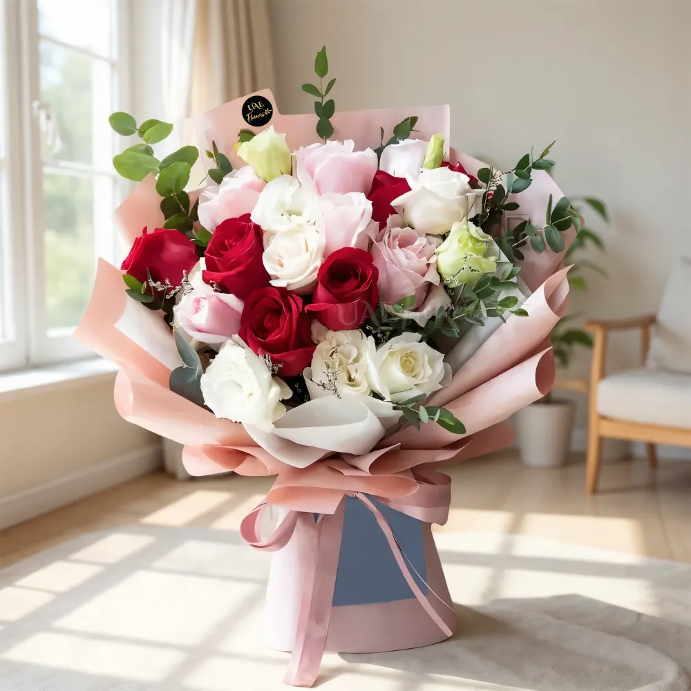 Vibrant Pink Baby Rose Bouquet