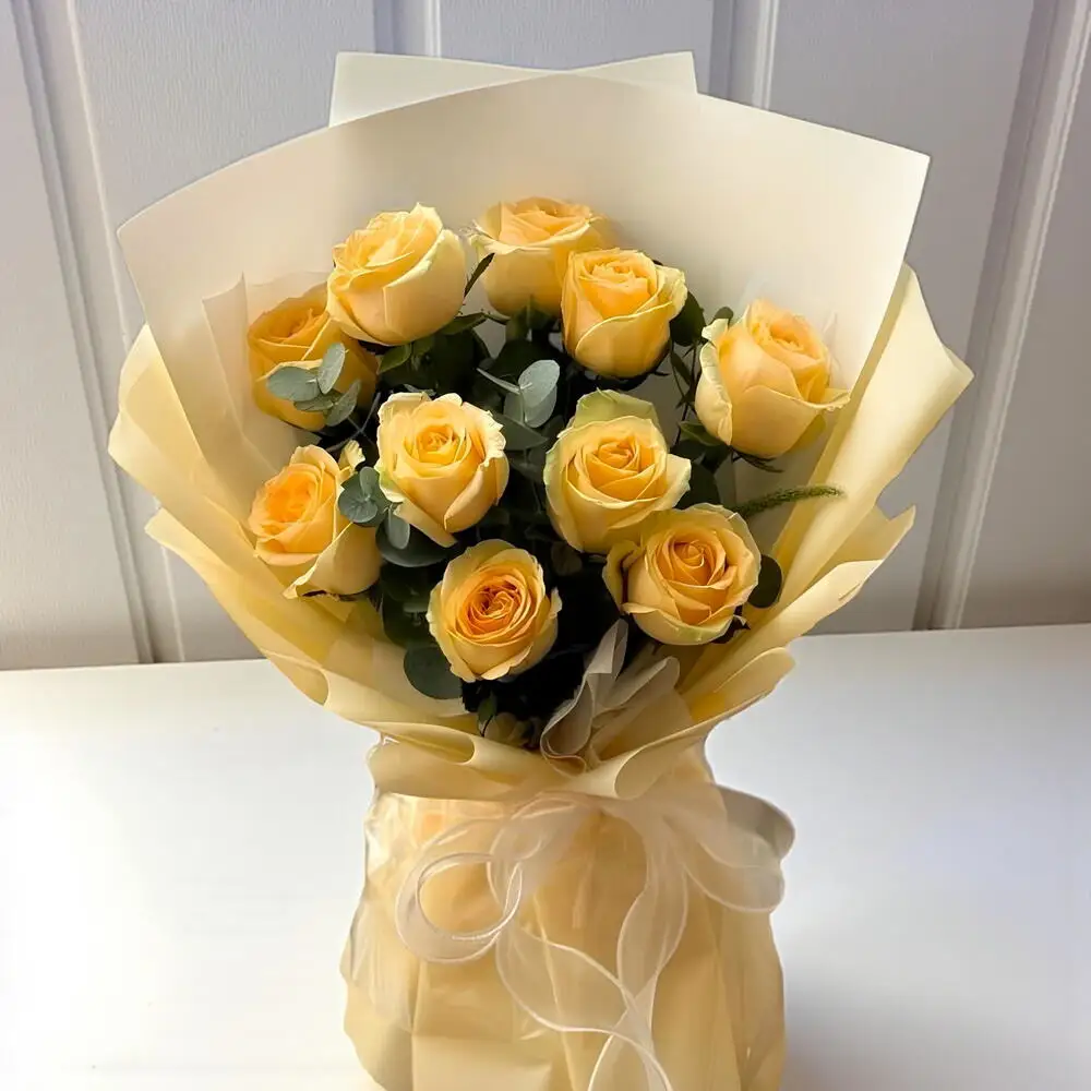 Hand Bouquet Spray Pink Yellow