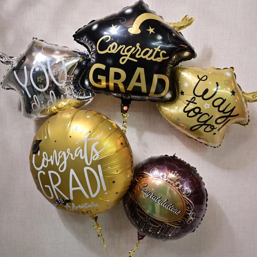 3-Piece Graduation Balloon Set - 5 6789