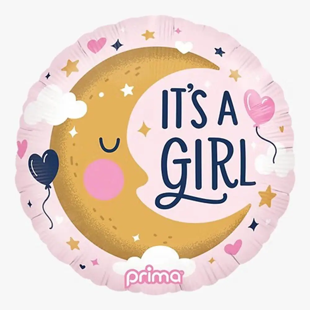 Round It s A Girl Moon 6182