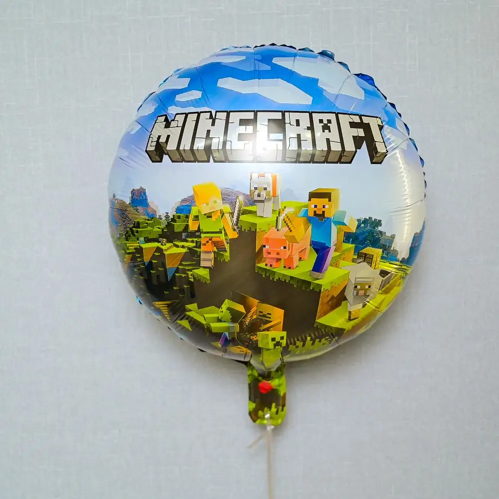 Minecraft - Round Foil Balloon-5431