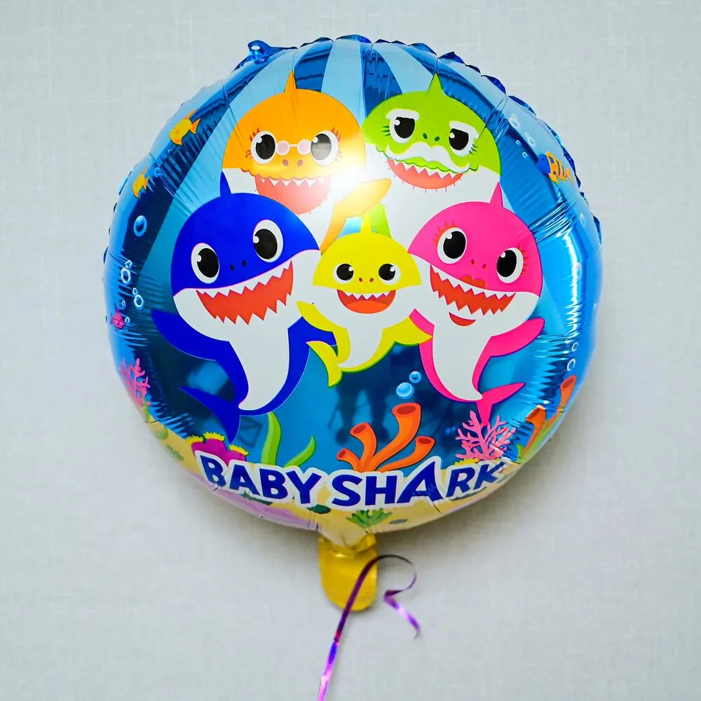 Baby Shark Round Foil Balloon-5432
