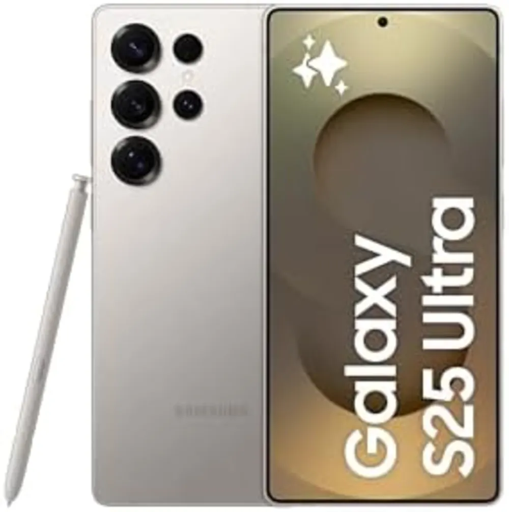 Samsung Galaxy S25 Ultra AI Phone, 512GB Storage, 12GB RAM. Titanium Gray,