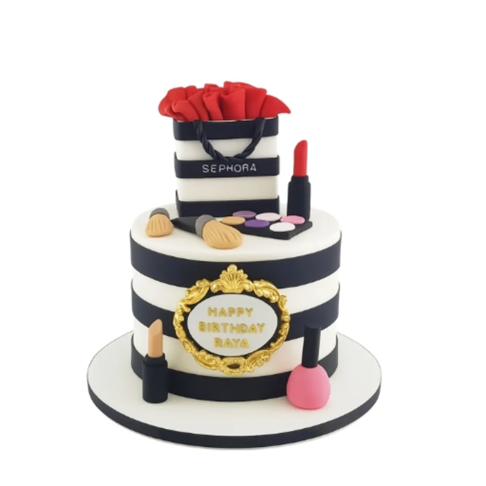 Sephora Glam Makeup Cake