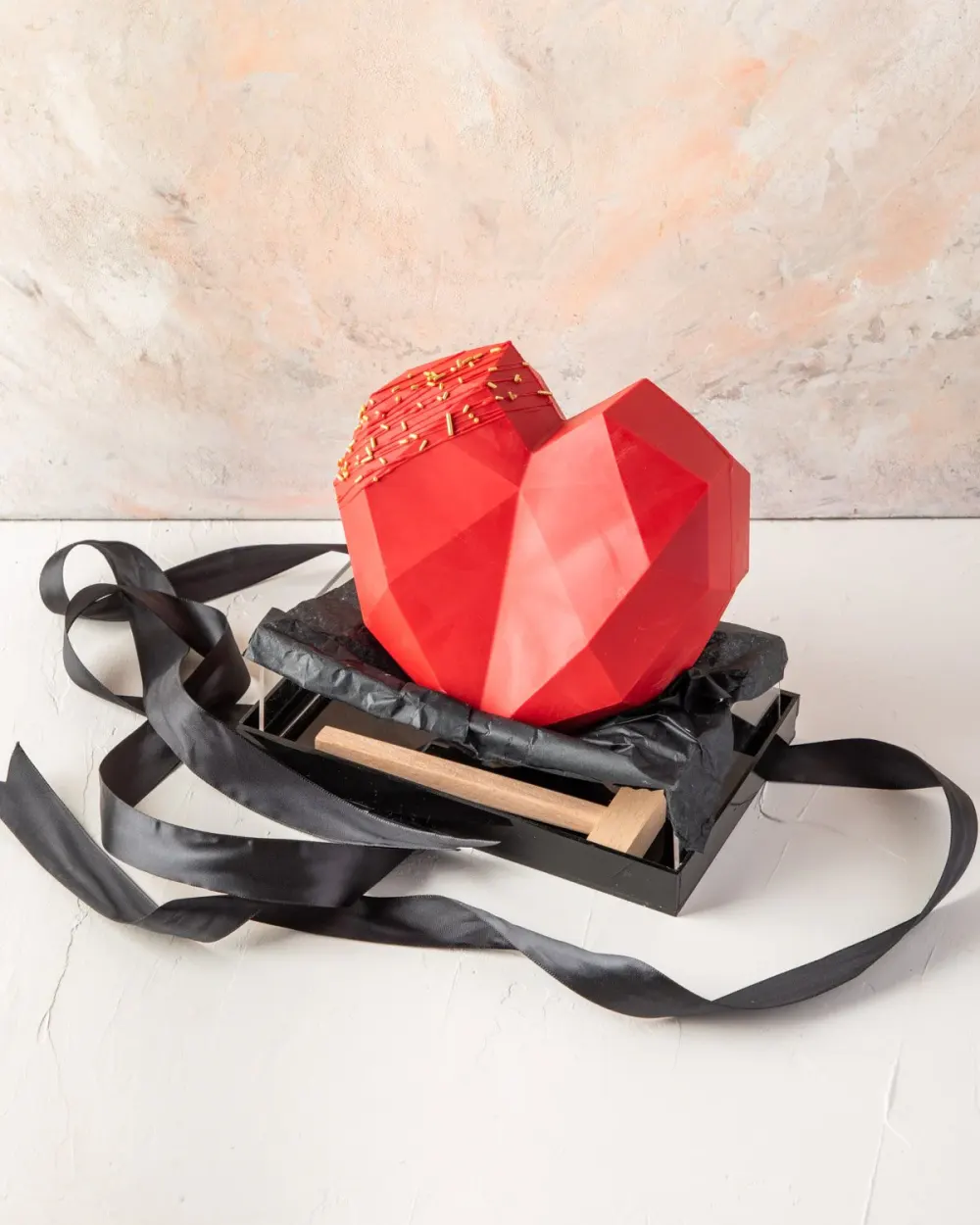 Artisan Geometric Heart Smash Chocolate Gift