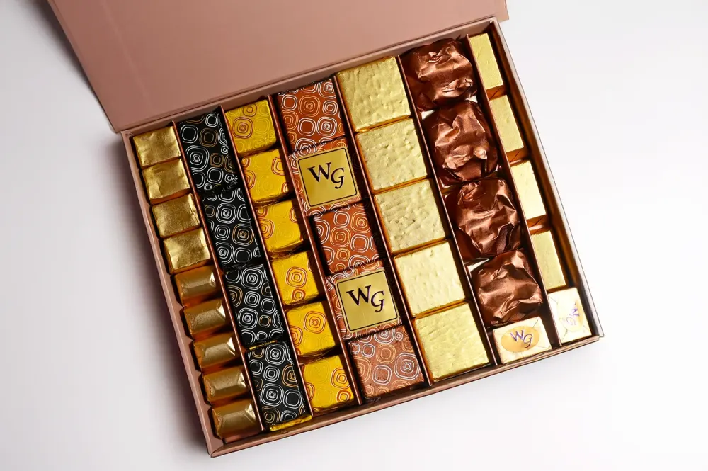 WG WRAPPED CHOCO MAGNET GIFT BOX LG