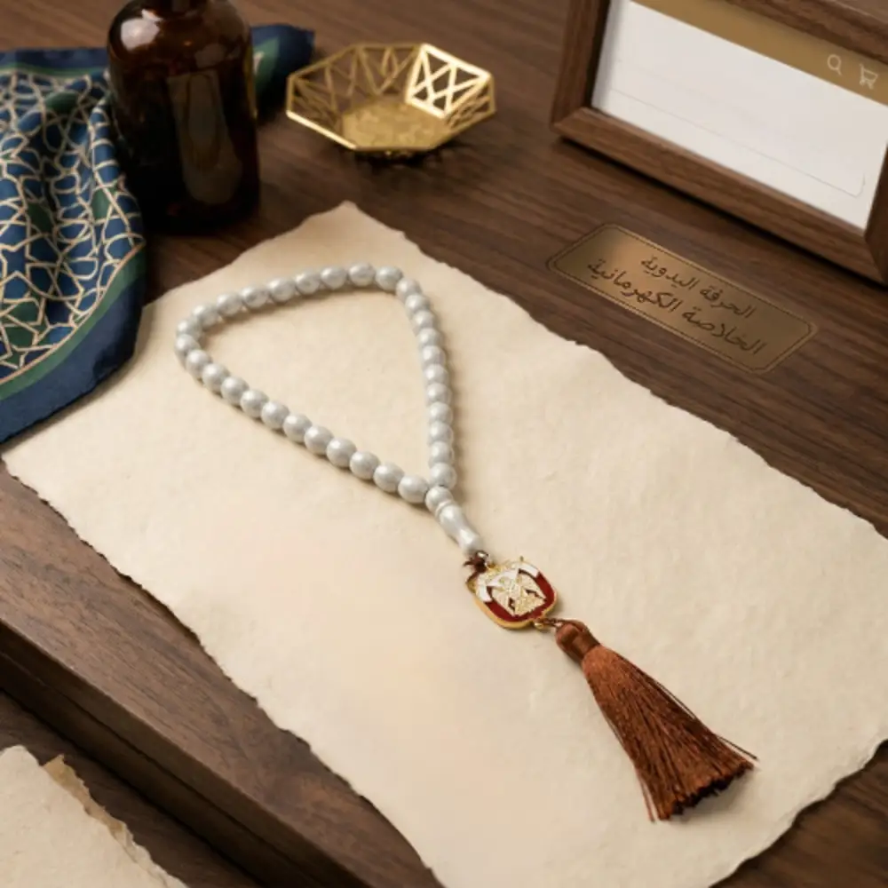 Rosary made of colored gemstones 2