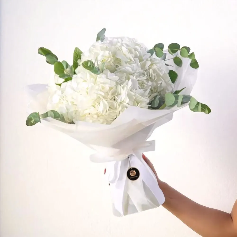White Hydrangea Bouquet