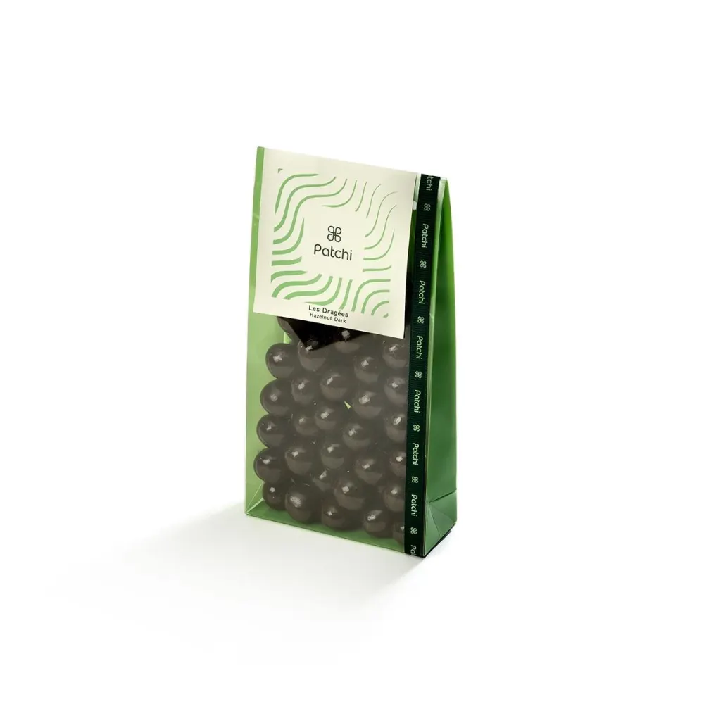 Bag of 250g, Les Dragées, Hazelnut Dark