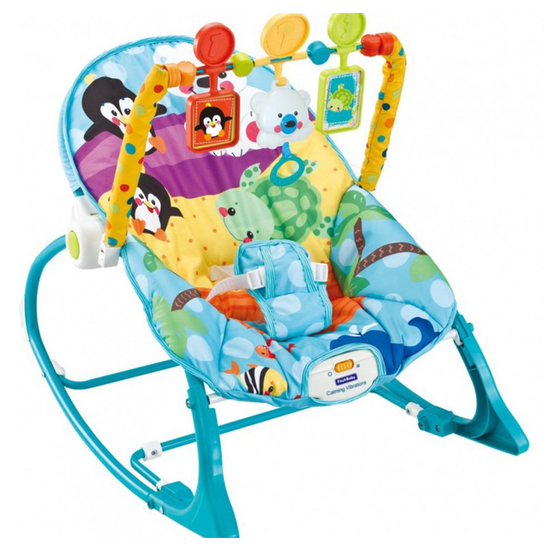 Fitch Baby Rocker & Bouncing Chair Portable W/ Vibration and Music for 0+ Months view 1