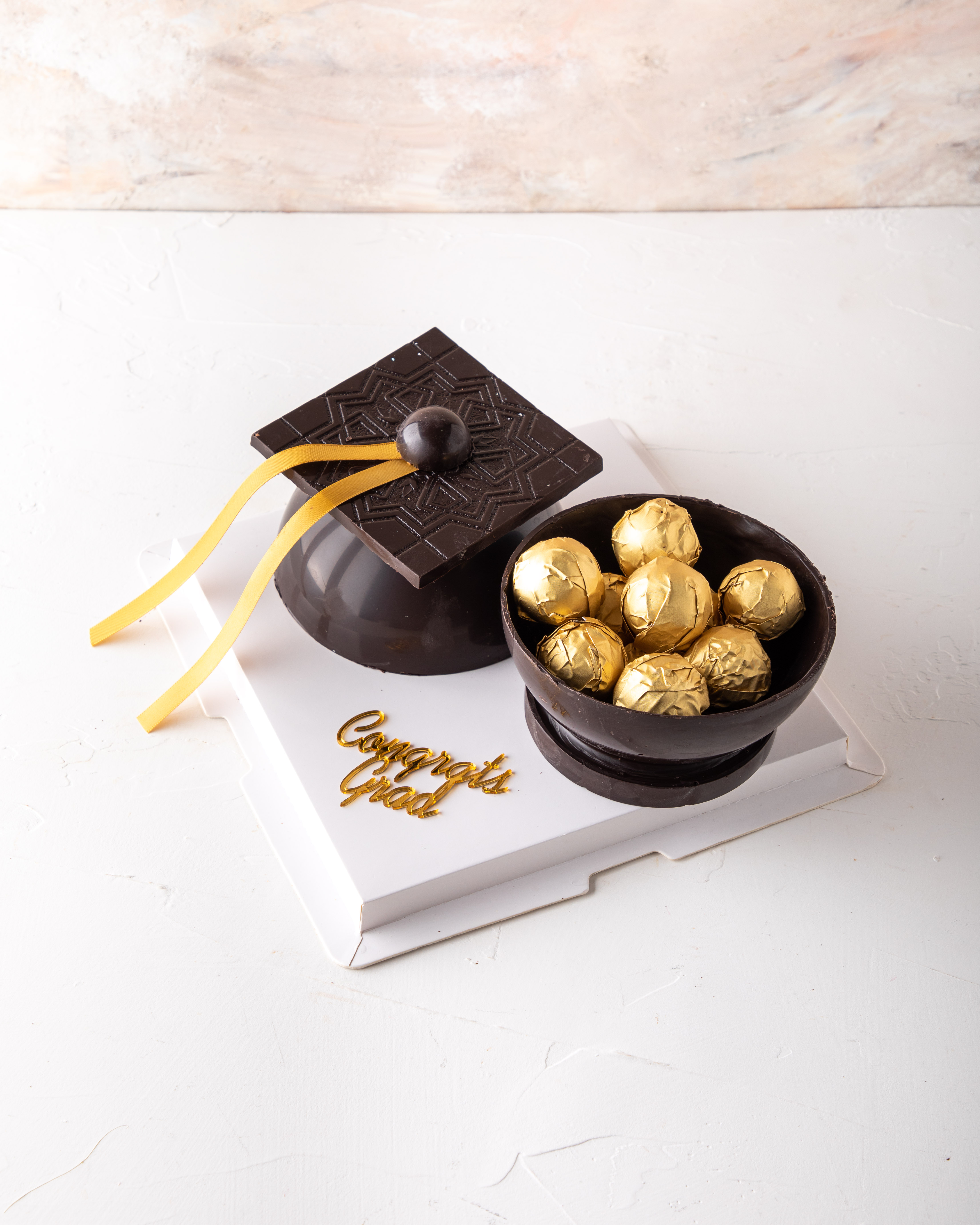 3D Chocolate Graduation Hat by NJD view 4