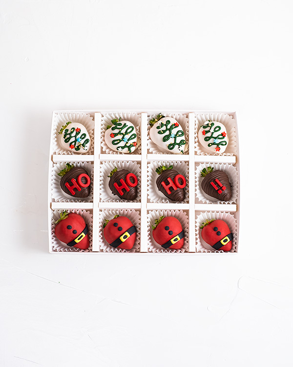 HO HO HO Chocolate Covered Strawberries view 4